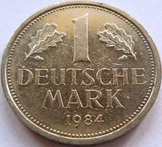 Moneda 1 Marca- RF Germania 1984 *cod 1481 foto