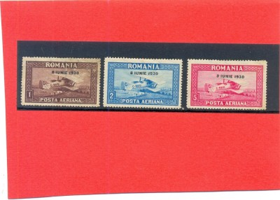 RO-85=ROMANIA 1930=C RAIU supratipar &amp;quot;8iunie 1930&amp;quot; filigran vertical SARNIERA foto