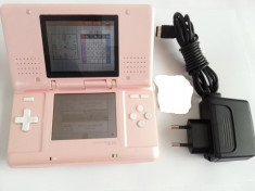 Consola Nintendo DS + joc + incarcator original caseta discheta disketa foto