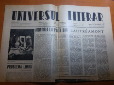 ziarul universul literar 10 octombrie 1944 foto