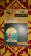 Mersul trenurilor 22.05.1966 - 27.05.1967 /295pagini foto