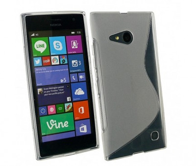 Husa Nokia Lumia 730 Dual SIM RM-1040 + stylus + casti foto
