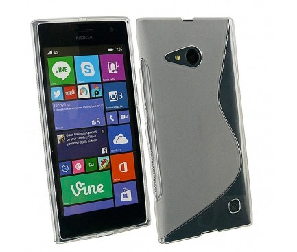Husa Nokia Lumia 730 Dual SIM RM-1040 + stylus + casti