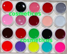 Set 20 GELURI NEON CCN unghii false /cu gel /geluri UV /colorate foto
