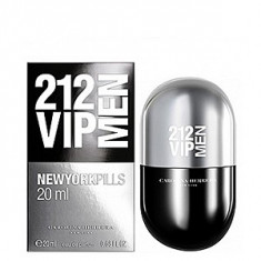 Carolina Herrera 212 VIP Men New York Pills - EDT 20 ml pentru barbati foto