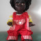 Papusa negresa Edmund Knoch Engel Puppen Germany, 37 cm, Marcata EK