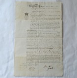 Vechi document englezesc 1816