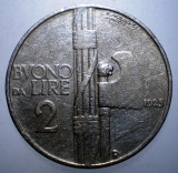 E.178 ITALIA VITTORIO EMANUELE III 2 LIRE 1925, Europa, Nichel
