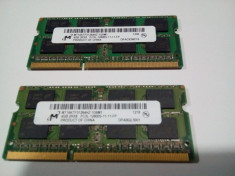 Memorii RAM DDR3 kit 8GB (2modulex4GB) MICRON 2RX8 PC3L 12800 la 1600Mhz laptop foto
