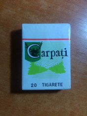 pachet de tigari carpati ( varianta pt vitrina,fara tigari ) foto