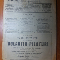 revista romania medicala 1 noiembrie 1942
