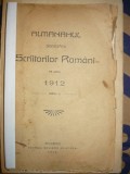 Almanahul Societatii Scriitorilor Romani pe anul 1912 ( anul I )