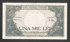 ROMANIA 1000 1.000 LEI 20 martie 1945 fond verde [8] XF foto