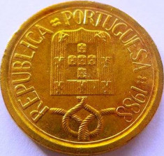 Moneda 10 Escudos - PORTUGALIA, anul 1998 *cod 1660 foto