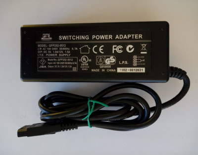 Alimentator Switching power GFP252-0512 / 5V , 1.5A - 12V, 1.5A (717) foto