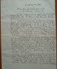 Scrisoare a lui Camil Baltazar catre magnatul evreu Aristide Blanck, 1939