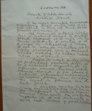 Scrisoare a lui Camil Baltazar catre magnatul evreu Aristide Blanck , 1939