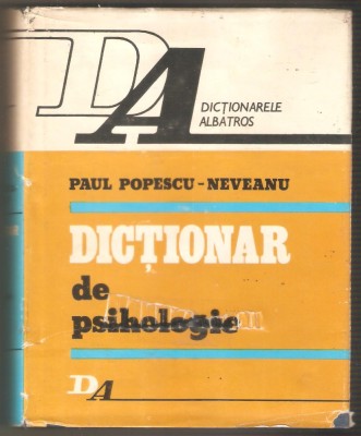 Dictionar de psihologie foto