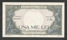 ROMANIA 1000 1.000 LEI 10 octombrie 1944 fond verde [3] XF++ a UNC foto