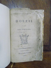 Poezii ale lui Paris Mumuleanu, prima editie, Bucuresti 1837 foto