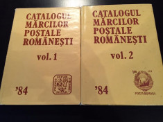 Catalogul marcilor postale romanesti 2 volume 1984 foto