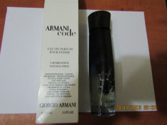 TESTER ARMANI CODE DAMA 100 ML--SUPER PRET,SUPER CALITATE! foto