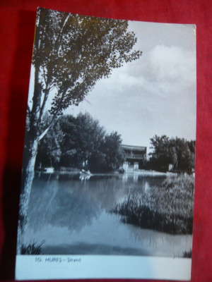 Ilustrata -Targu-Mures - Strandul ,circulat 1960 foto