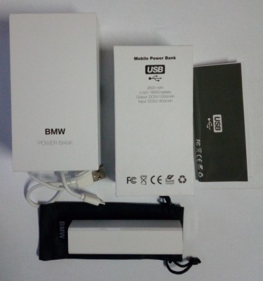BMW Power Bank 80222364007 / 5V , 1000mAh / (440) foto