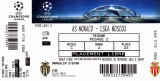 Bilet meci fotbal AS MONACO - CSKA MOSCOVA 02.11.2016 Champions League