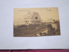 cp constanta casino portul si parcul anul 1911 circulata cp7 foto
