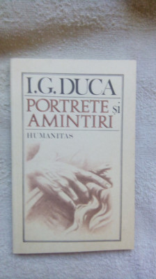 Portrete si amintiri-I.G.Duca foto