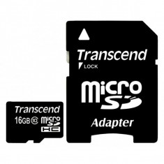 Card microSDHC Transcend 16GB Ultimate Class 10 foto
