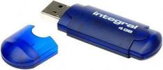 Memorie flash Integral USB Evo 4GB, albastru foto