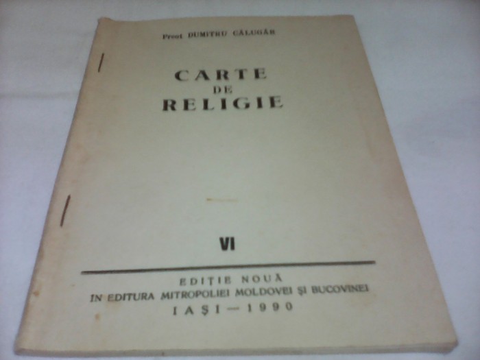 CARTE DE RELIGIE-PREOT DUMITRU CALUGAR A SASEA CARTE DE RELIGIE