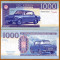 !!! CEHOSLOVACIA = FANTASY NOTE = 1.000 CORUN 2016 - UNC/ SKODA 1000 MB , 50 ANI