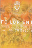 Program-brosura FC LORIENT sezon 2015/2016 (ghid suporter)