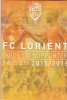 Program-brosura FC LORIENT sezon 2015/2016 (ghid suporter)