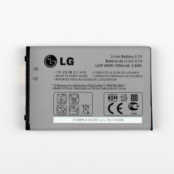 Acumulator LG P503 P500 P520 P505 P509 LGIP-400N 1500mAh nou original