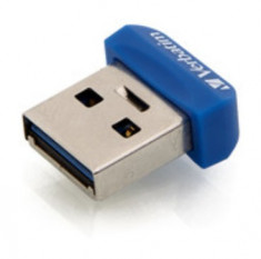 Stick USB 3.0 Verbatim Store &amp;#039;n&amp;#039; Stay NANO 64GB Albastru foto