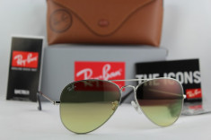 RAY BAN 3025 Aviator Large Metal 003/2F , 100% Originali !!!POZE REALE foto