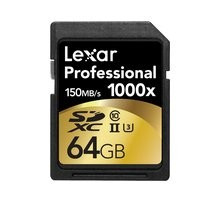 Card SDXC Lexar Professional 64GB 1000X UHS2 foto