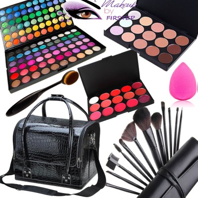 Set Kit Machiaj Trusa Profesionala 120 Culori Geanta Make Up