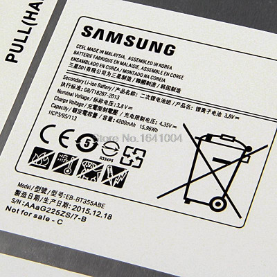 Acumulator Samsung Galaxy Tab A 8.0 T355C Tab5 SM-T350 SM-P350 EB-BT355ABE foto