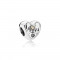 Talisman PANDORA HEART OF THE FAMILY charm