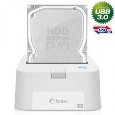 Statie de stocare Fantec MR-USB, USB 3.0, 2,5&amp;quot;&amp;quot; &amp;amp; 3,5&amp;quot;&amp;quot; HDD, Alb foto