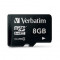 Card microSDHC Verbatim 8GB Class 4