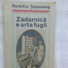 Zadarnica e arta fugii-Dumitru Tepeneag