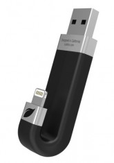 Stick USB 2.0/Lightning Leef iBRIDGE 128GB Negru foto