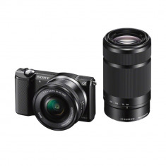 Sony ILCE-5000L Negru + Kit 16-50mm PZ + 55-210mm foto
