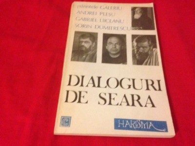 Pr. Galeriu, A. Pleșu, S. Dumitrescu și G.Liiceanu, DIALOGURI DE SEARĂ foto